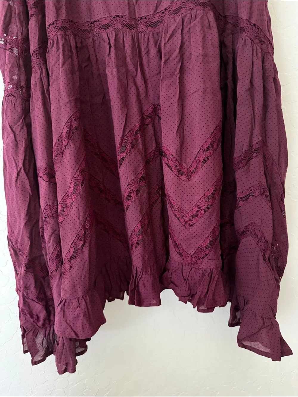 💜 Free People Intimately Plum Dress - Large